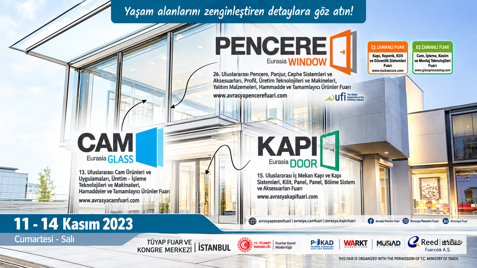 2023 YILI KATILIM SAĞLADIĞIMIZ KAPI PENECERE FUARI