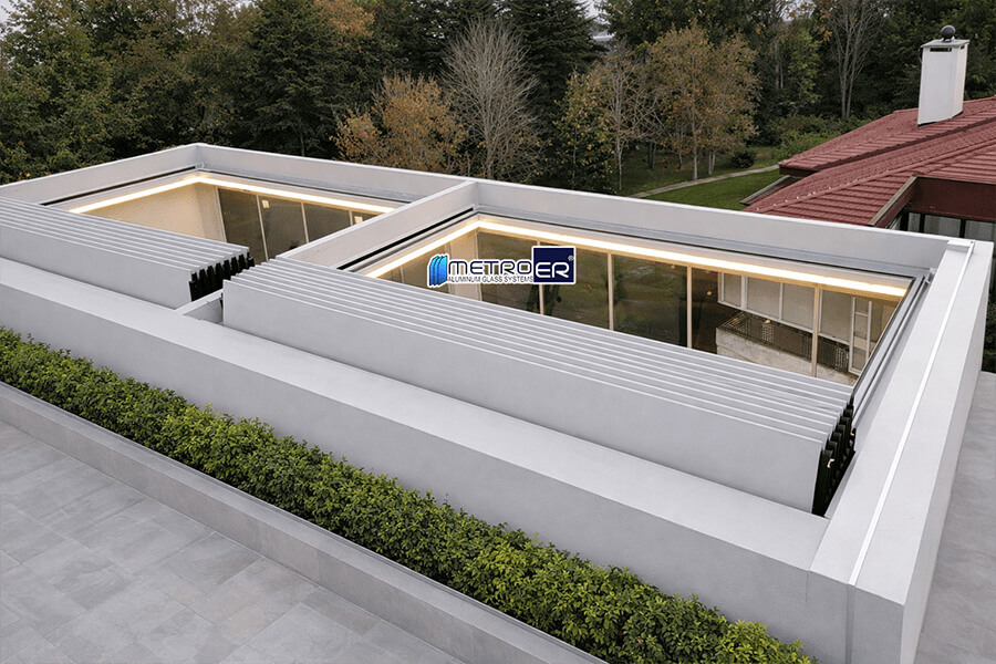 Beylikdüzü Cafe Bioklimatik Pergola Projesi